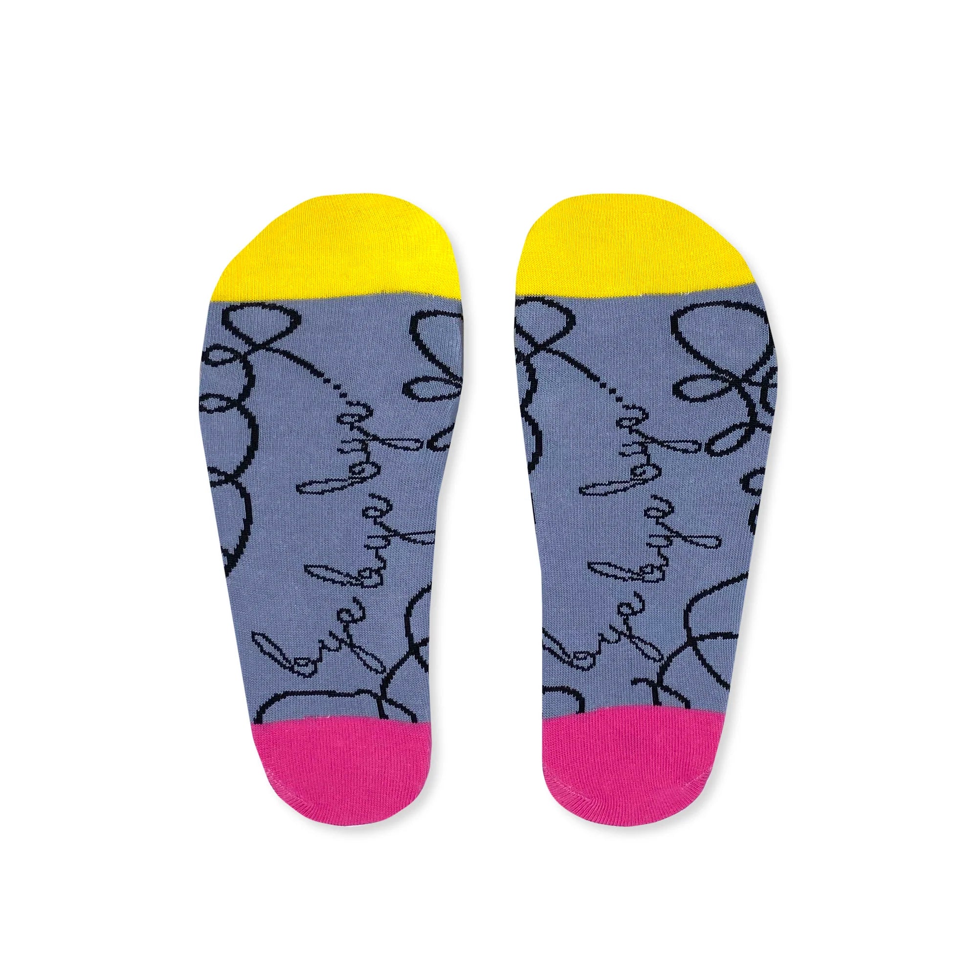 Irish Sock Society , Bye Bye Bye Grey - Size (3-7) Quinlans Gift Shop