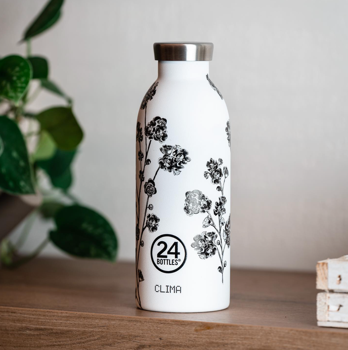24Bottles, Clima Bottle 500ml White Roses