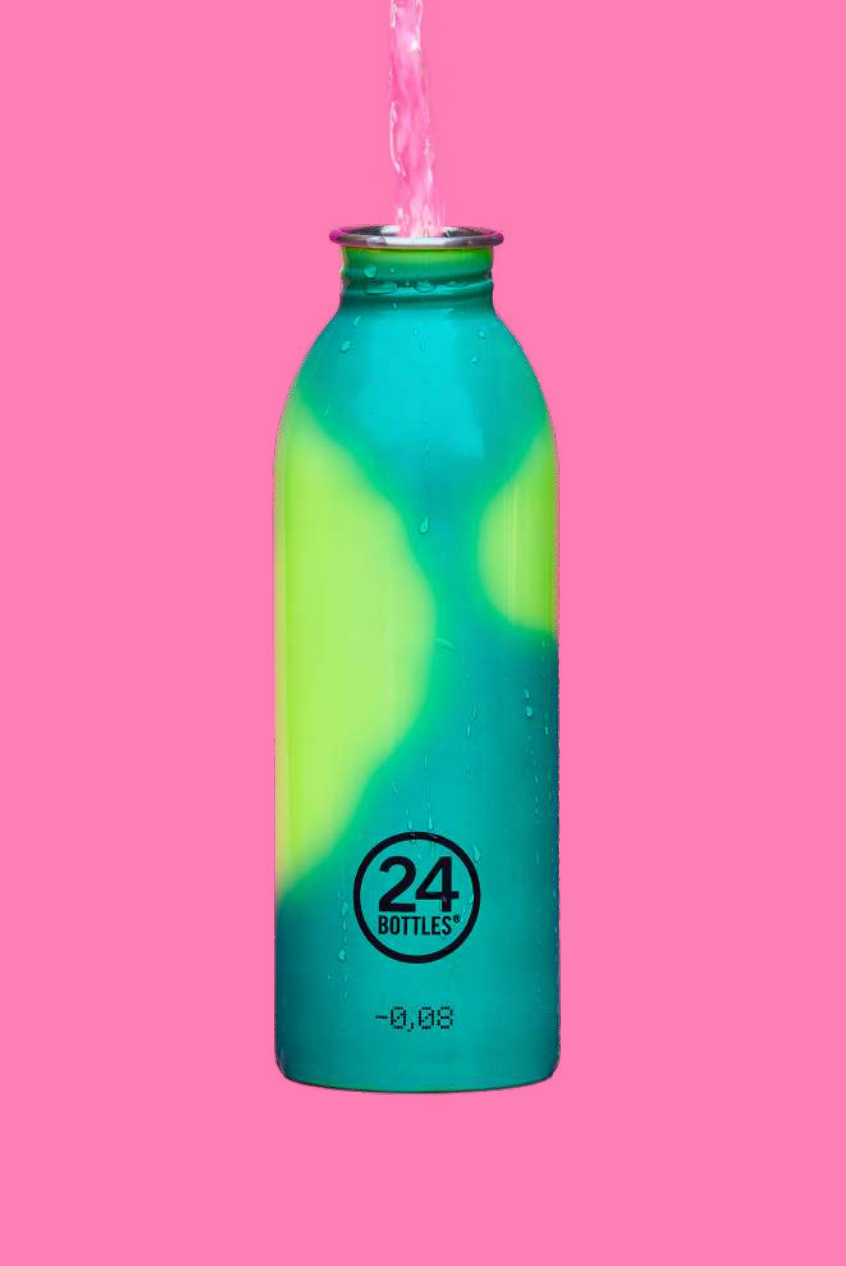 24Bottles, Urban Bottle REactive Yellow/Green 24Bottles