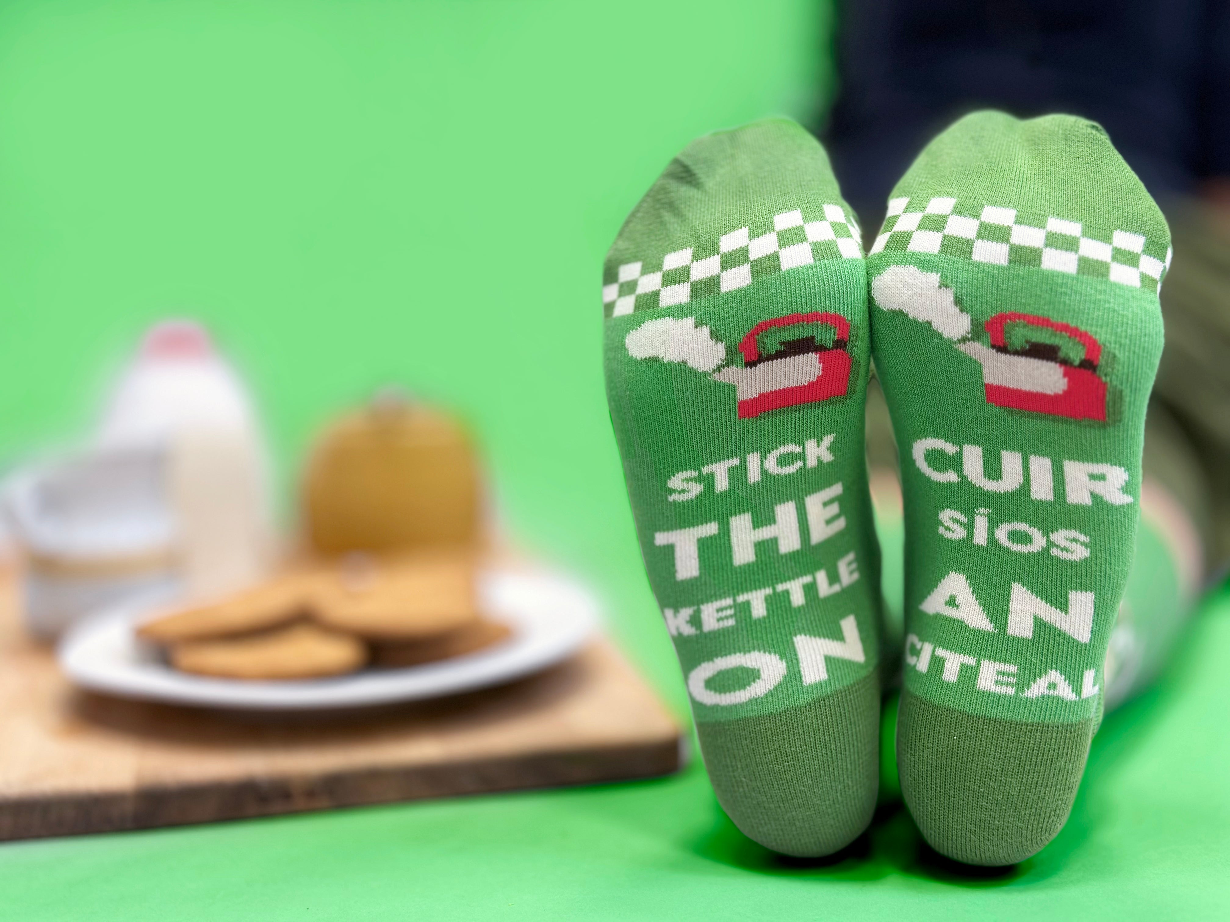 Irish Socksciety, Stick the Kettle on (size UK 8-12)