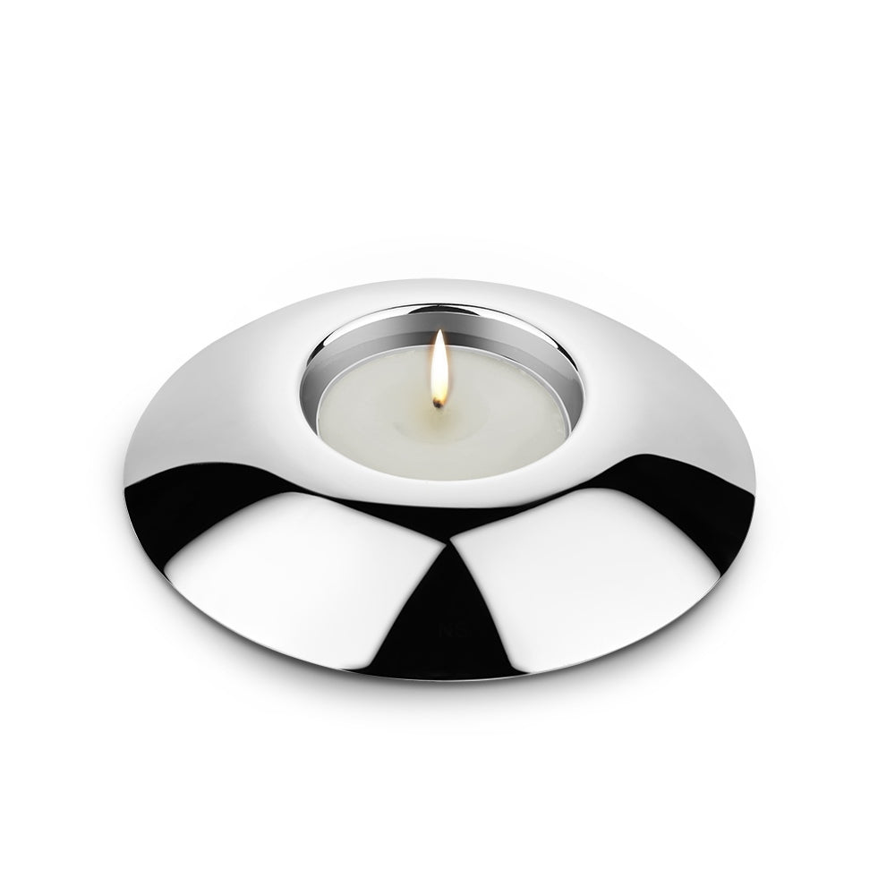 Newbridge, Silverplated Round Tealight Holder Newbridge