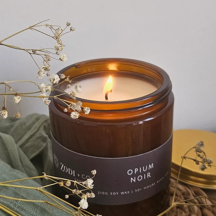 Zodi & Co, Opium Noir Candle - 210g Zodi & Co