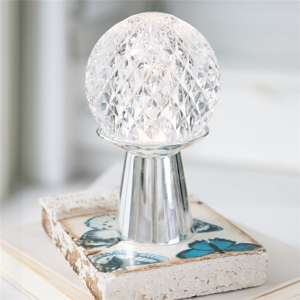 Newbridge, LED Lamp with Silver Base Newbridge