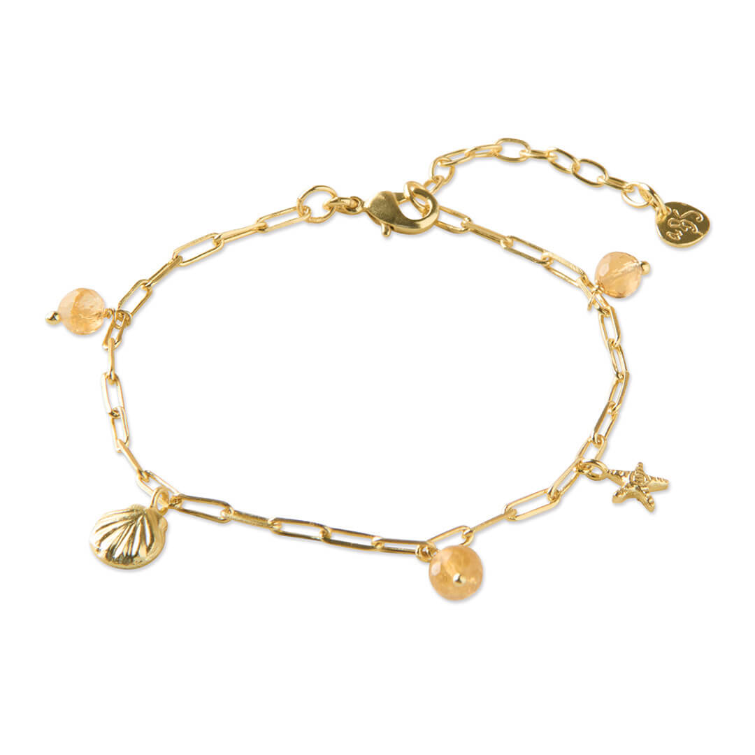 A Beautiful Story, Imaginary Citrine Bracelet Gold Plated A Beautiful Story