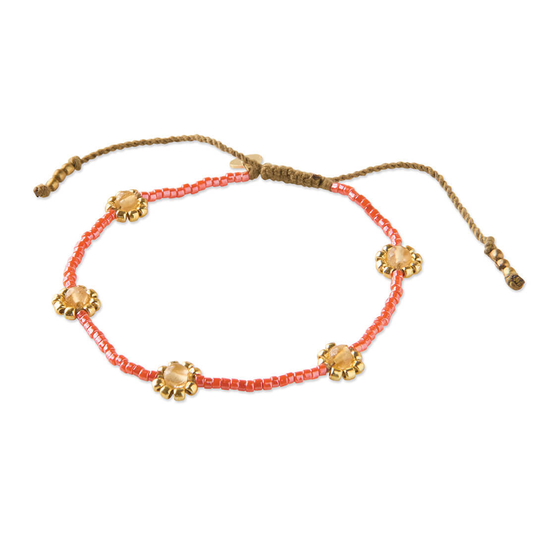 A Beautiful Story, Botanic Citrine Bracelet GP A Beautiful Story