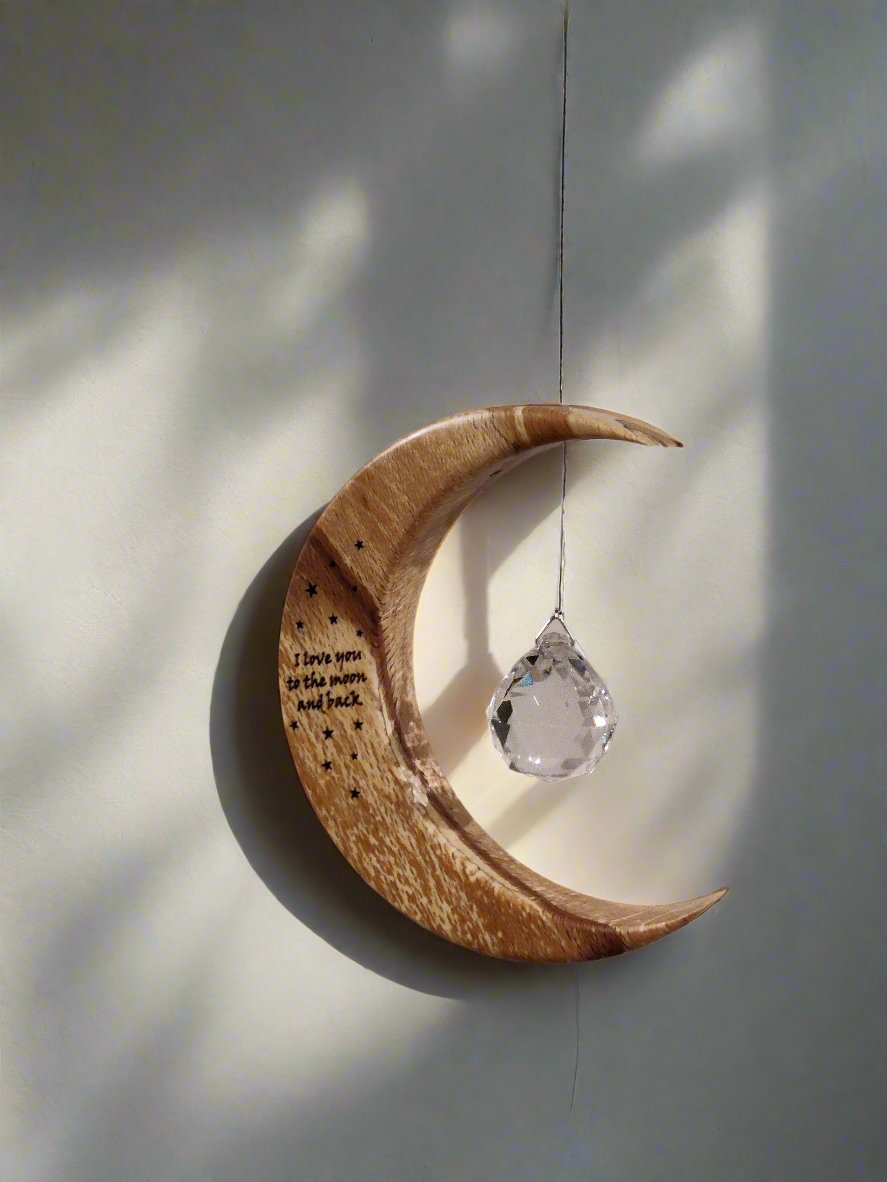 Artwood, Suncatcher I Love You to Moon & Back - Medium Artwood