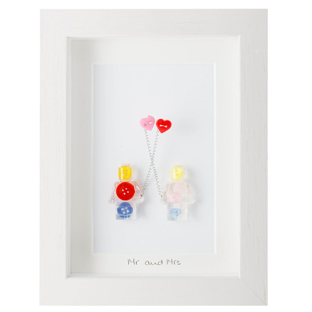 Button Studio, MR And MRS Frame Button Studio