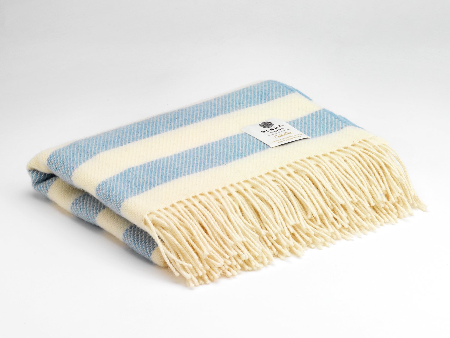 McNutt of Donegal, Baby Blanket - Playful Blue