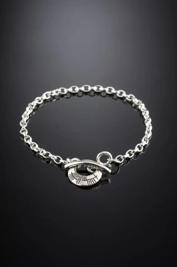 Claddagh Design, Ogham A Stor Bracelet Silver