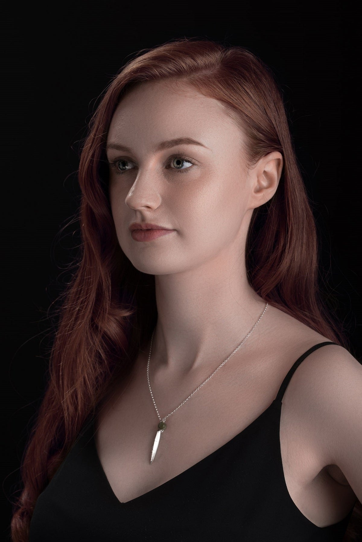 Claddagh Design, Ogham Gra Ring Pendant