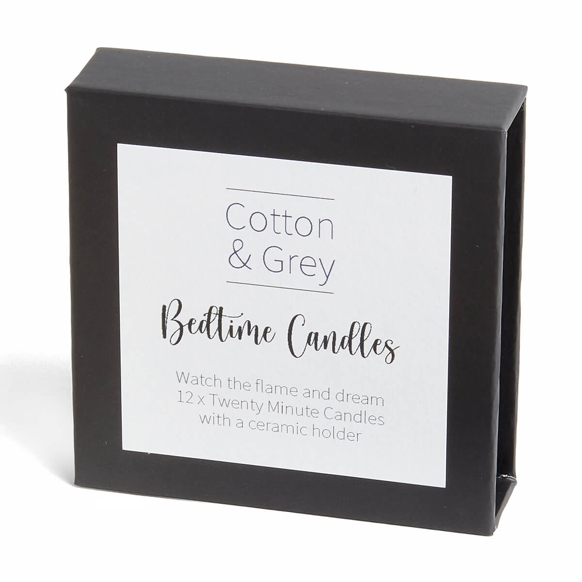 Cotton & Grey, Bedtime Candles Cotton & Grey