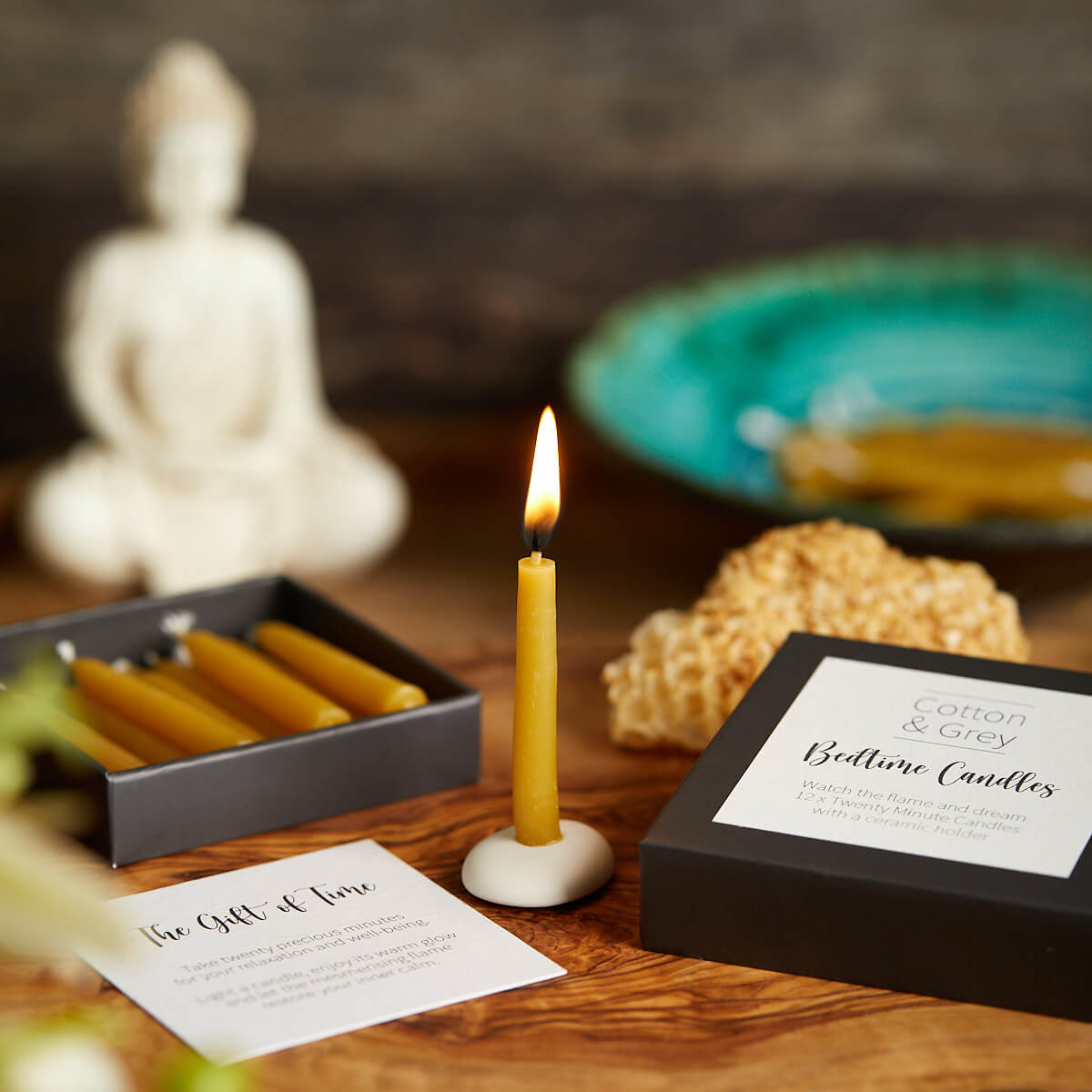Cotton & Grey, Bedtime Candles Cotton & Grey