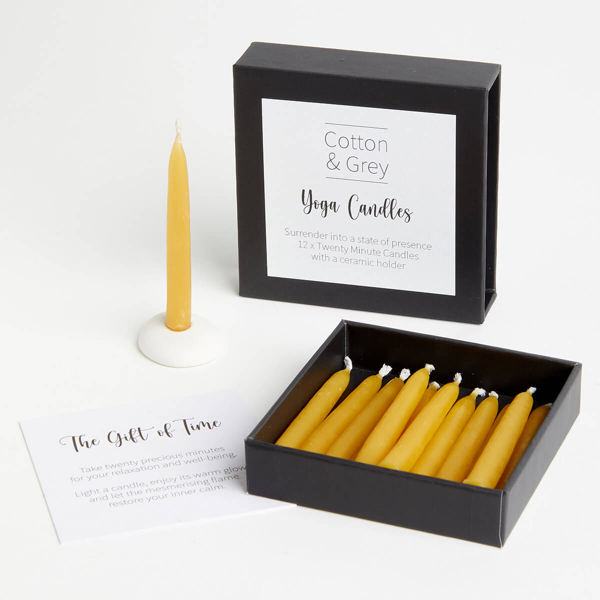 Cotton & Grey, Yoga Candles Cotton & Grey