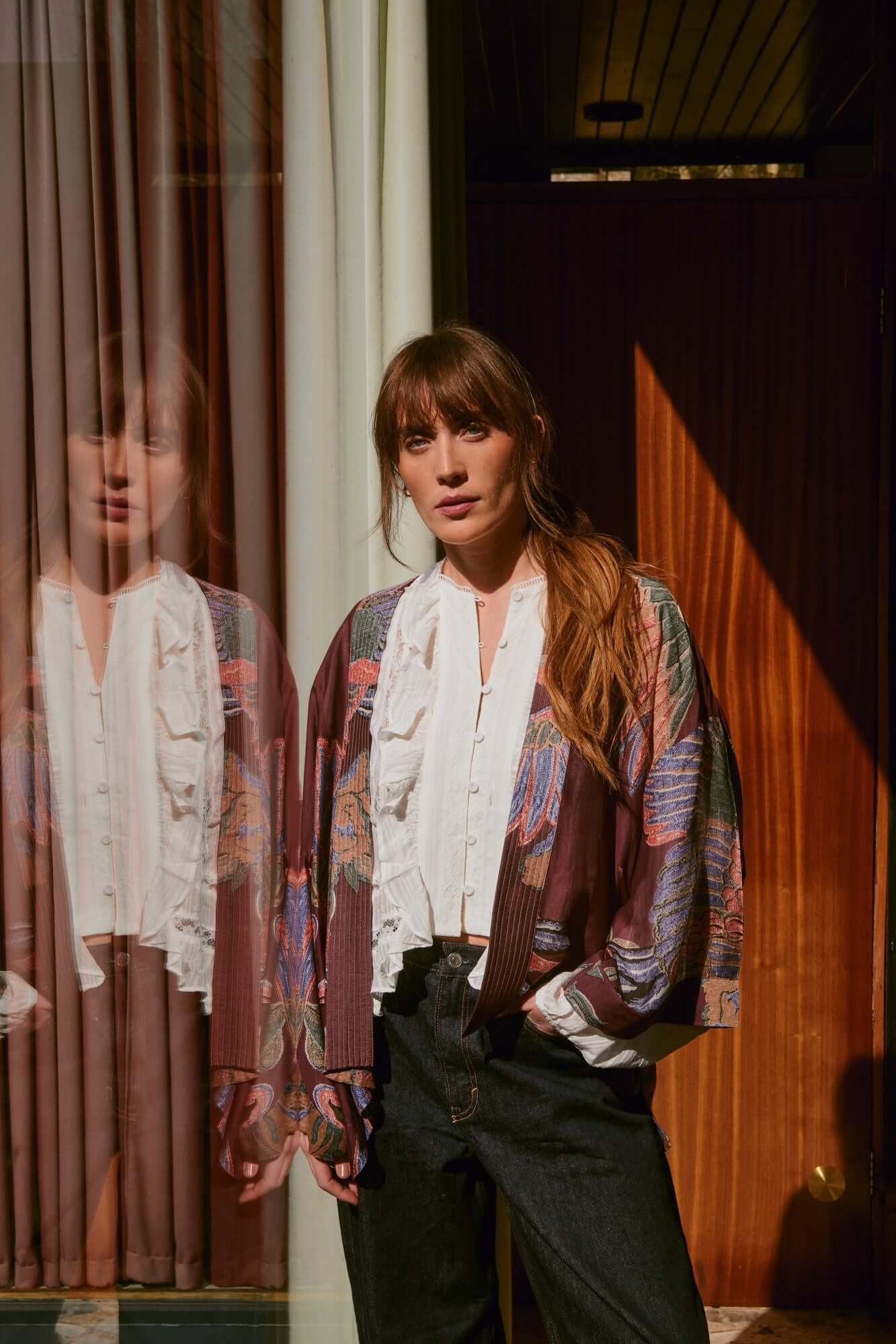 One Hundred Stars, Crane Plum Kimono One Hundred Stars