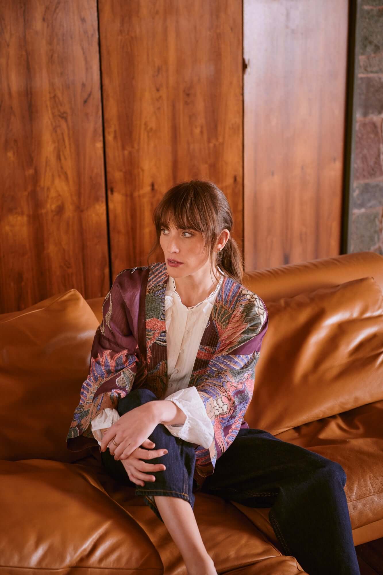 One Hundred Stars, Crane Plum Kimono One Hundred Stars