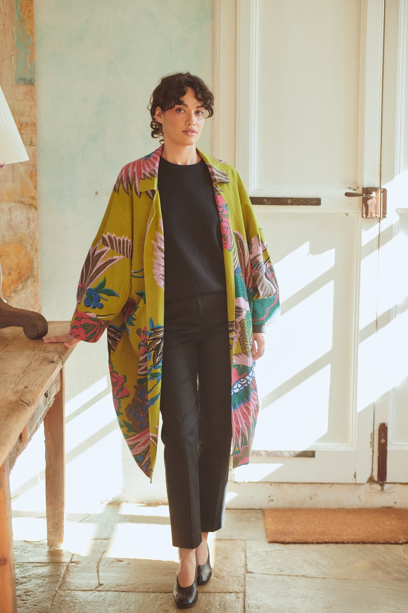 One Hundred Stars, Crane Olive Artisan Coat