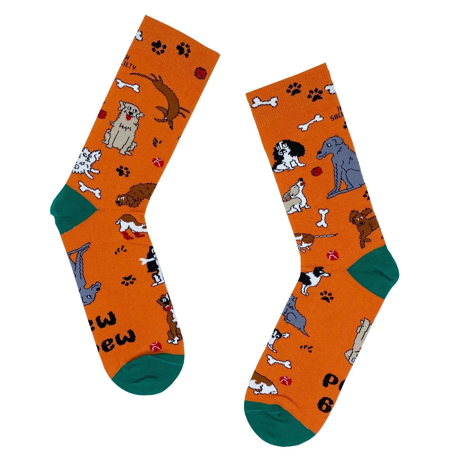 Irish Socksciety, Dog Mad Orange (3-7) Irish Socksciety