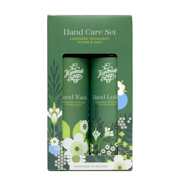The Handmade Soap Company , Hand Wash & Hand Lotion Duo - Lavender, Rosemary , Thyme & Mint The Handmade Soap