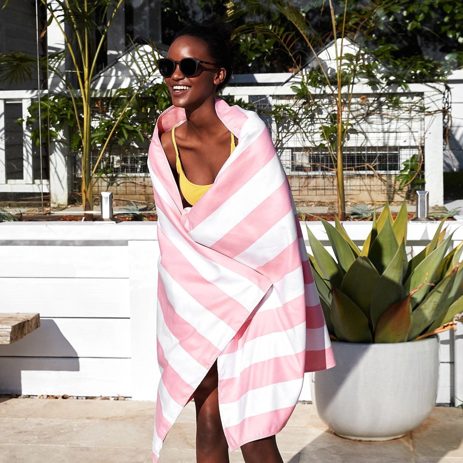 Dock And Bay, Quick Dry Towel - Malibu Pink - Large Dock And Bay