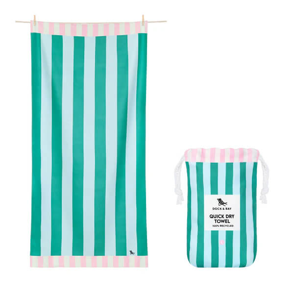 Dock and Bay, Quick Dry Towel Large - Pastel Pier