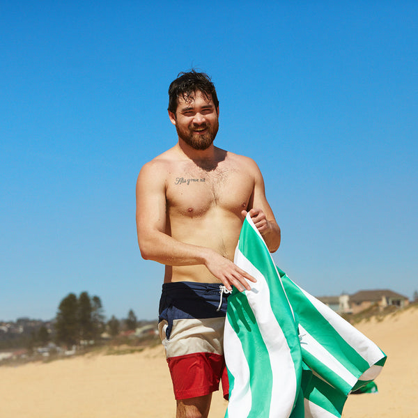 Dock and Bay, Beach Towel Cancun Green Large Dock and Bay