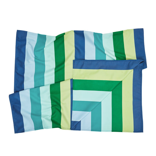 Dock and bay, Beach Towel Cool Lagoon Large Quinlan's Gifts