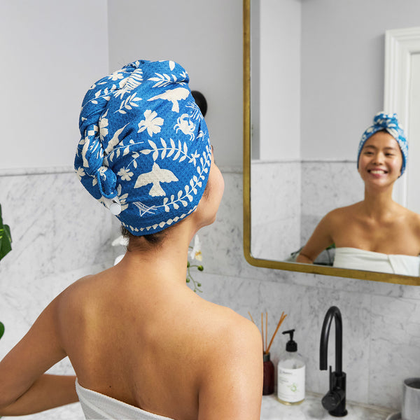 Dock and Bay, Hair Wrap Waffle - Serene Songbird Dock And Bay