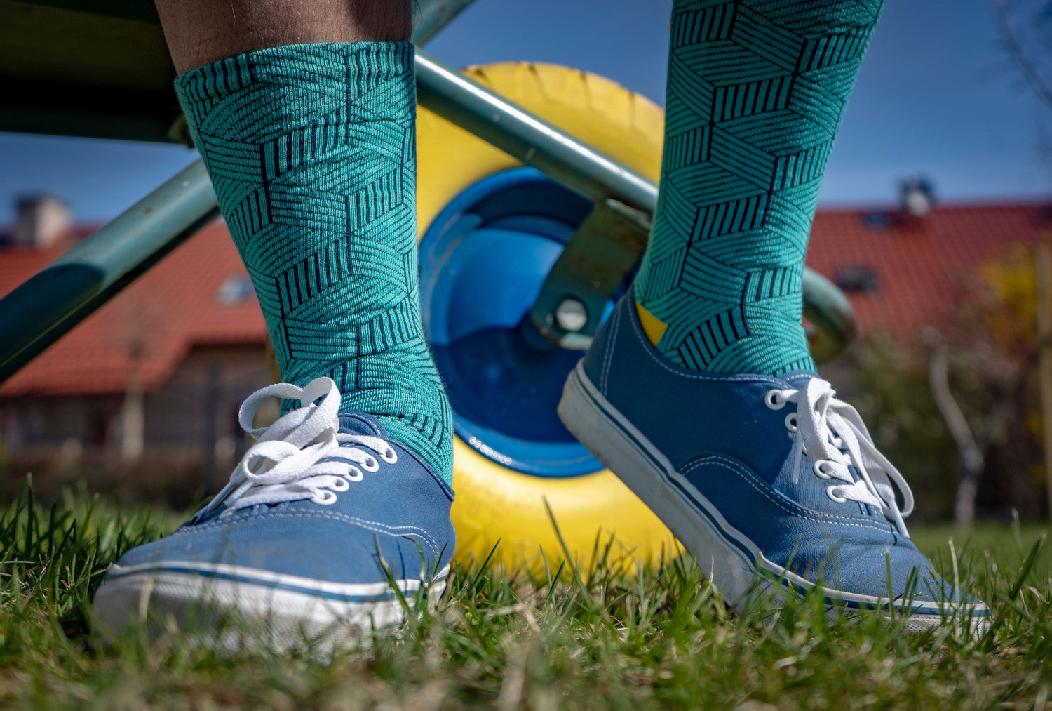 Irish Socksciety, Feck It - Blue (size 8-12) Irish Socksciety