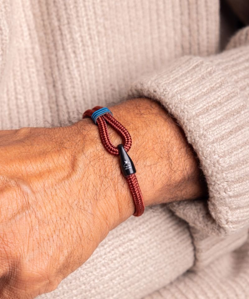 Pig & Hen, Captain Carl Red & Black Bracelet (Small)