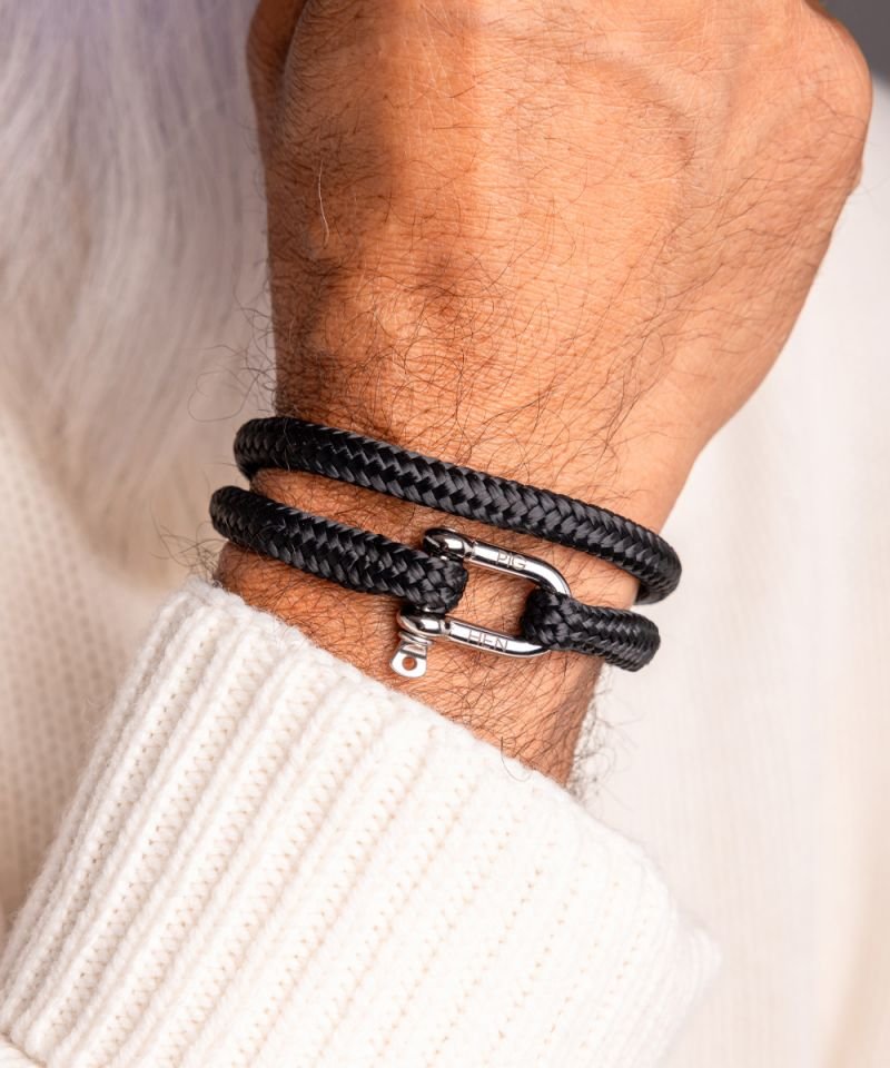 Salty Steve Black /silver M
