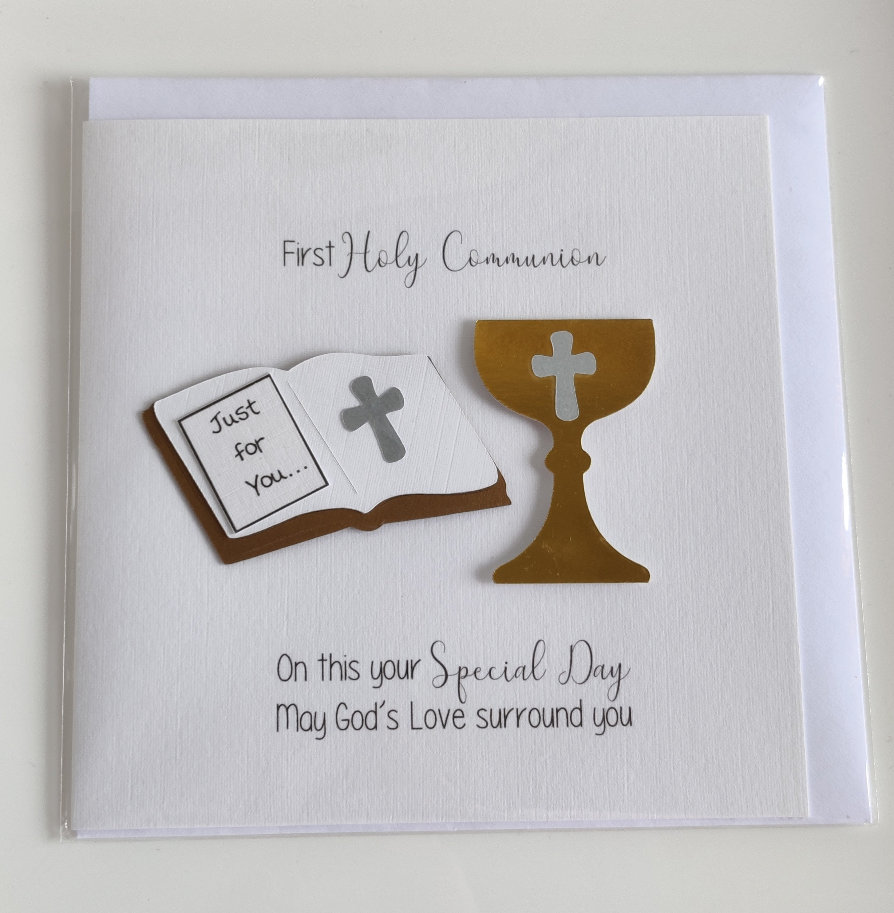 Special Day First Holy Communion Card