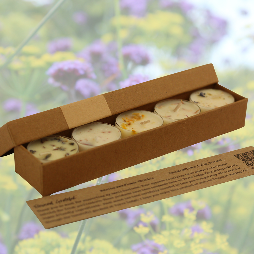 Flower Child, Scented Tealights 5 Pack