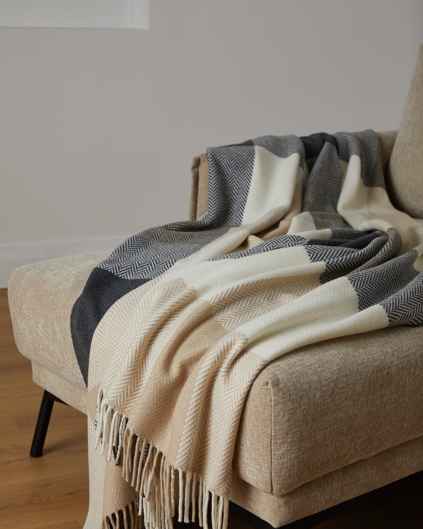 Foxford, Lacken Cashmere and Lambswool Throw