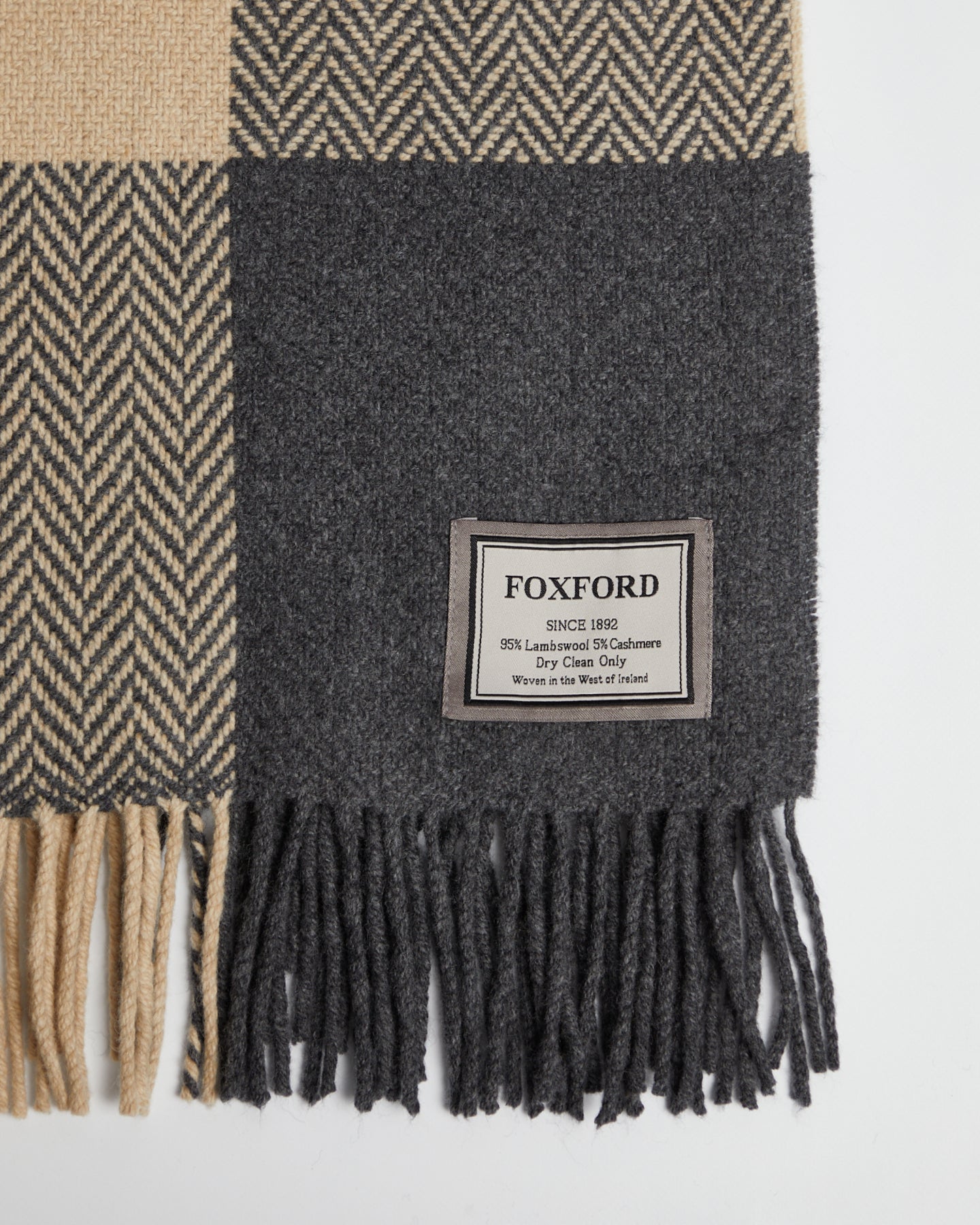 Foxford, Lacken Cashmere and Lambswool Throw