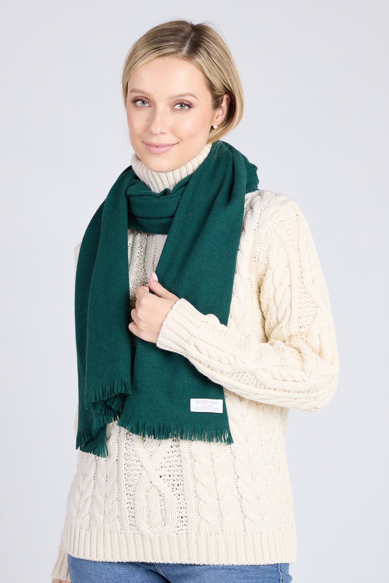 Foxford, Amazon Fine Wool Cashmere Blend Scarf
