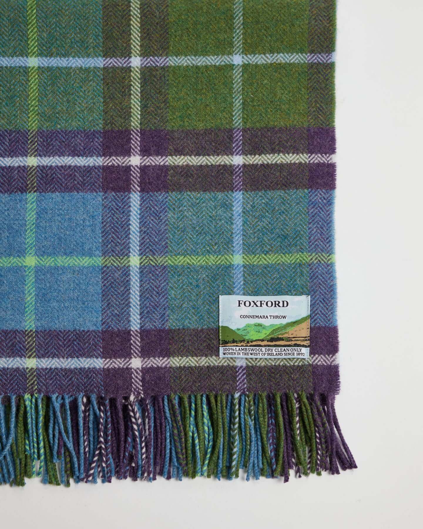 Foxford, Connemara Lambswool Throw