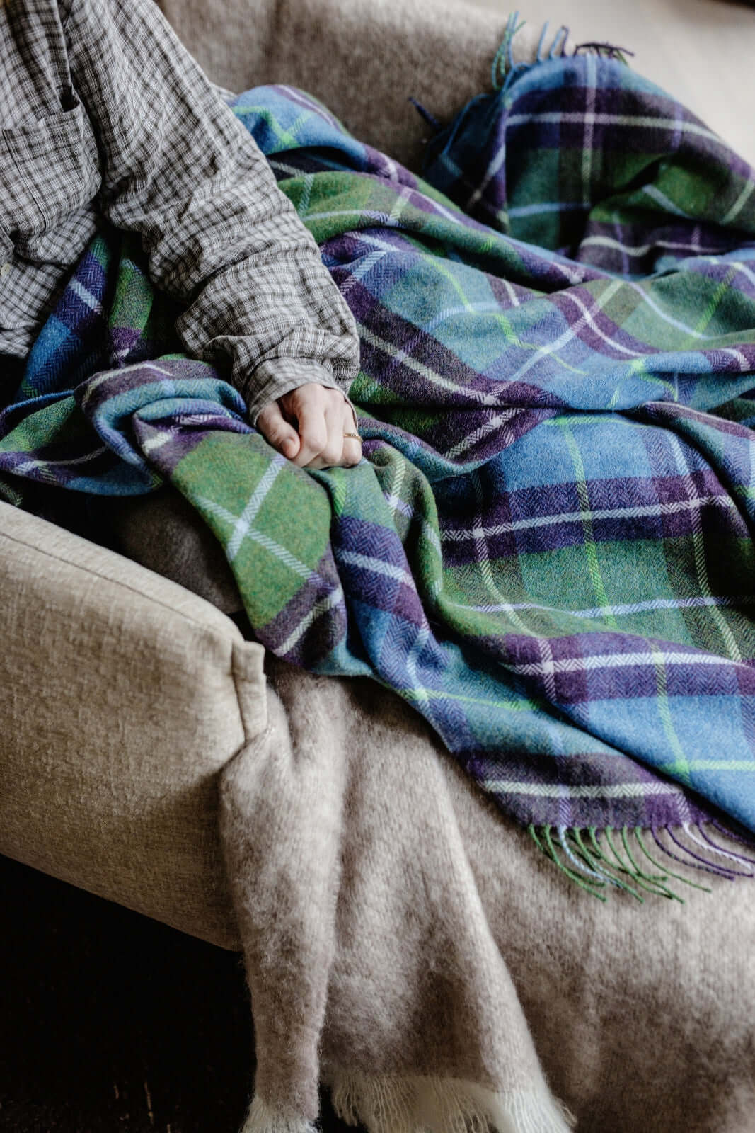 Foxford, Connemara Lambswool Throw