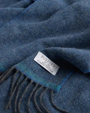 Foxford, Cornish Blue Lambswool Scarf