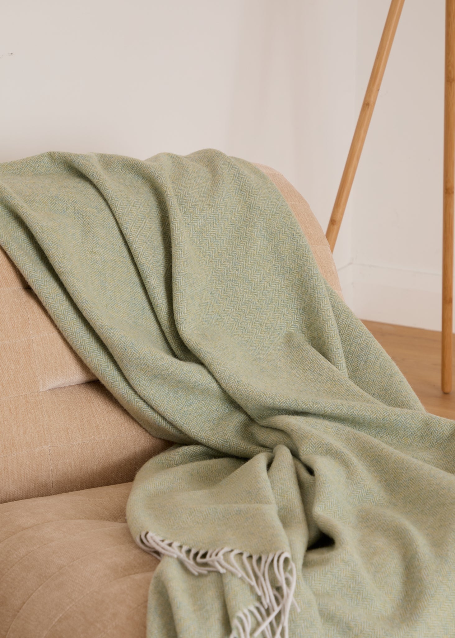 Foxford, Dingle Throw Silver & Lime