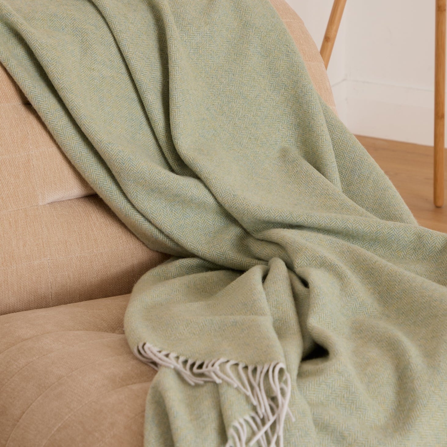 Foxford, Dingle Throw Silver & Lime