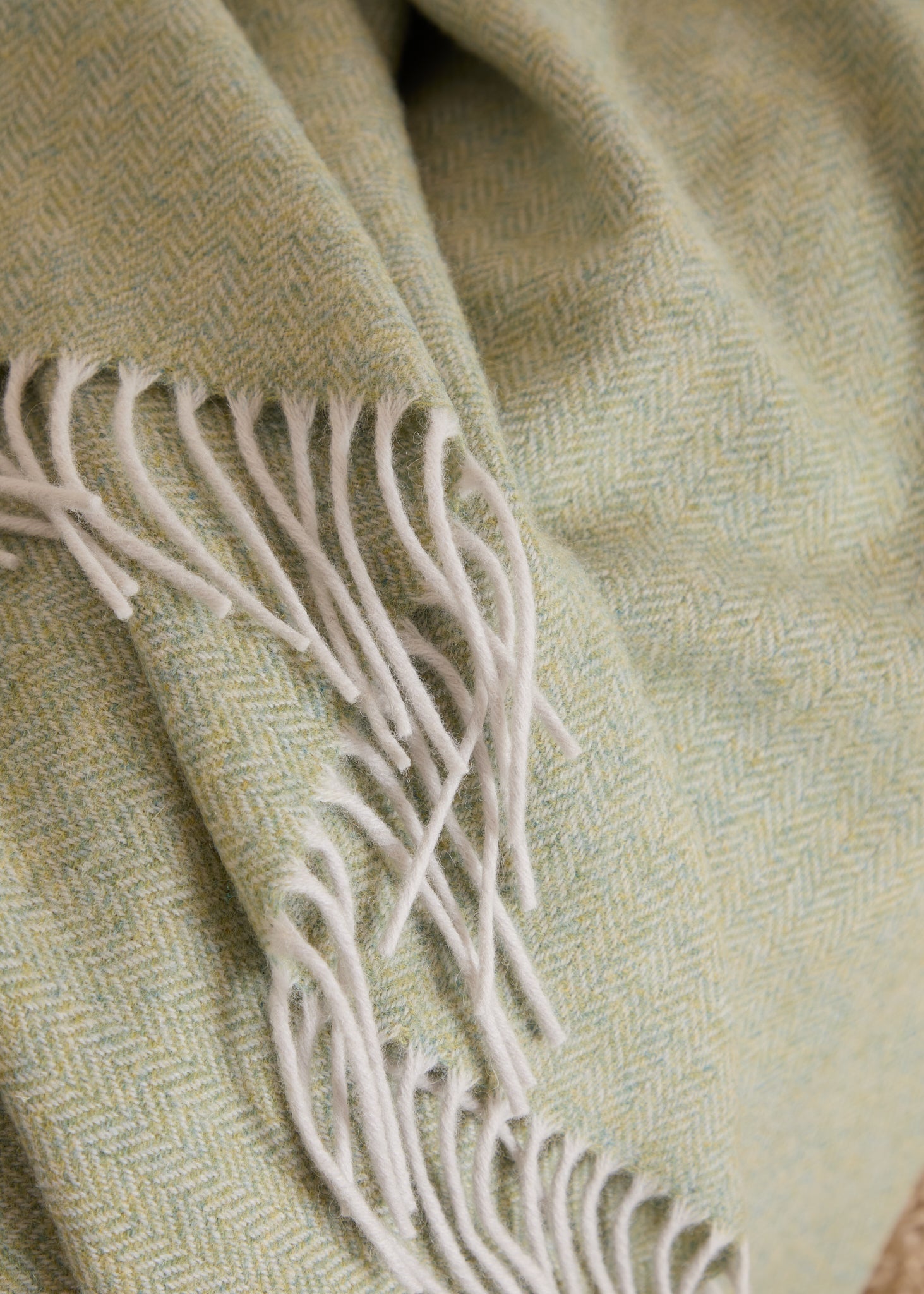 Foxford, Dingle Throw Silver & Lime