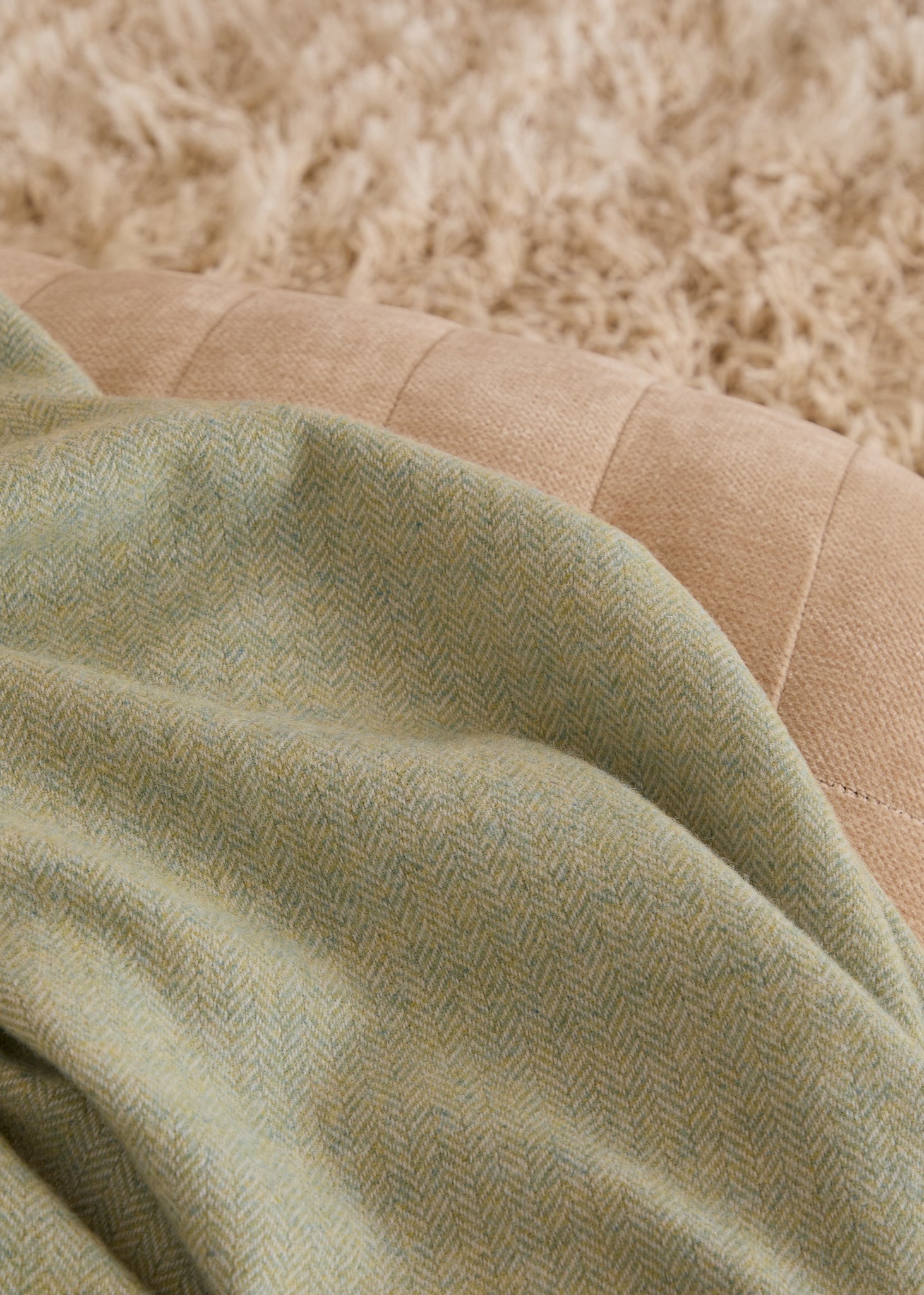 Foxford, Dingle Throw Silver & Lime