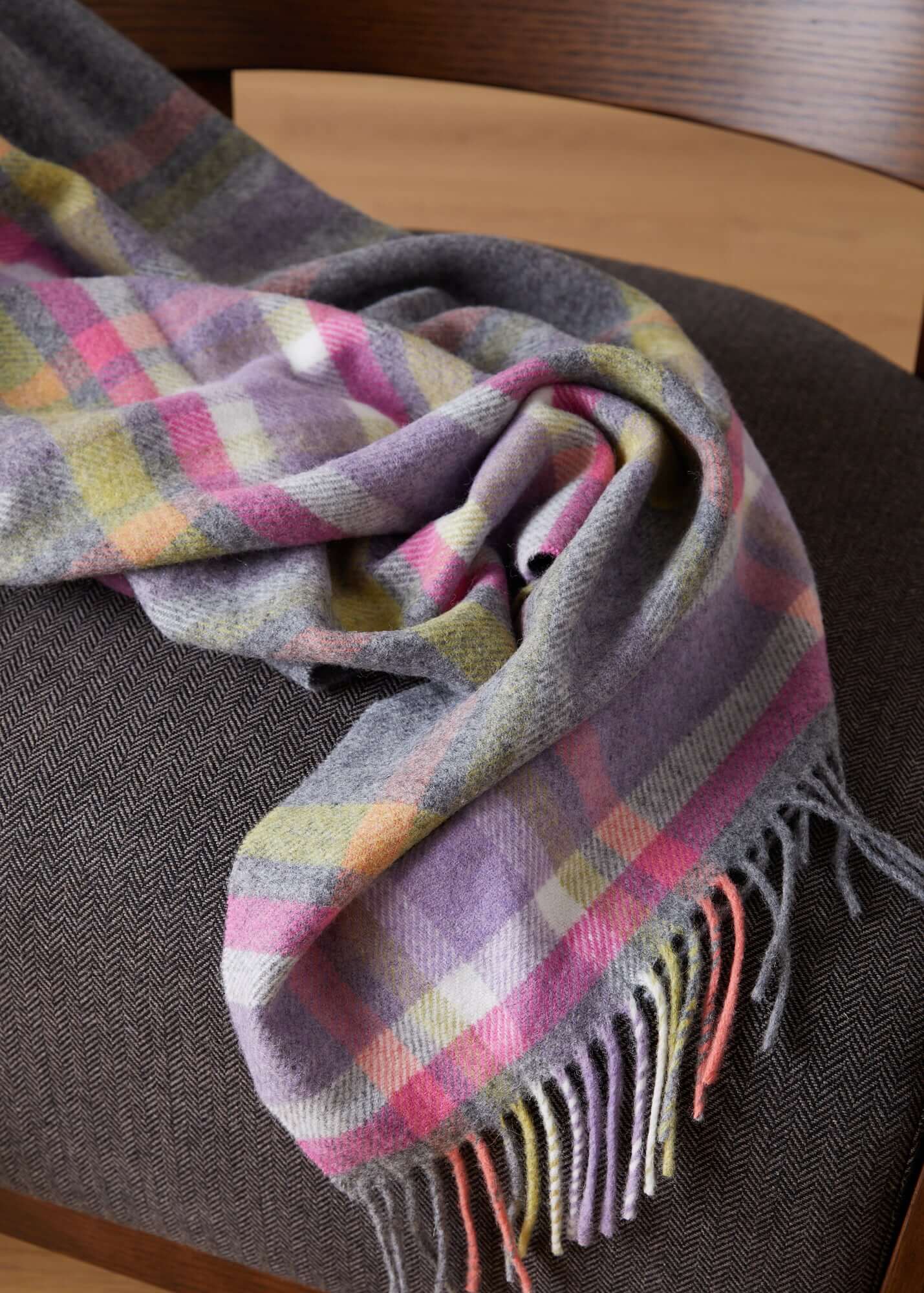 Foxford, Fiadh Comfort Lambswool Throw Foxford