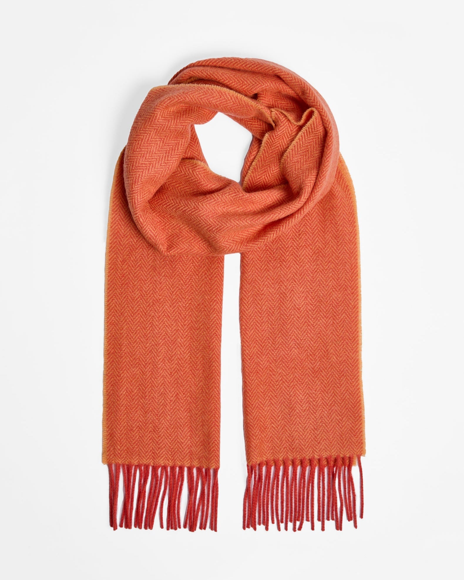 Foxford, Paprika/Bark Orange Scarf