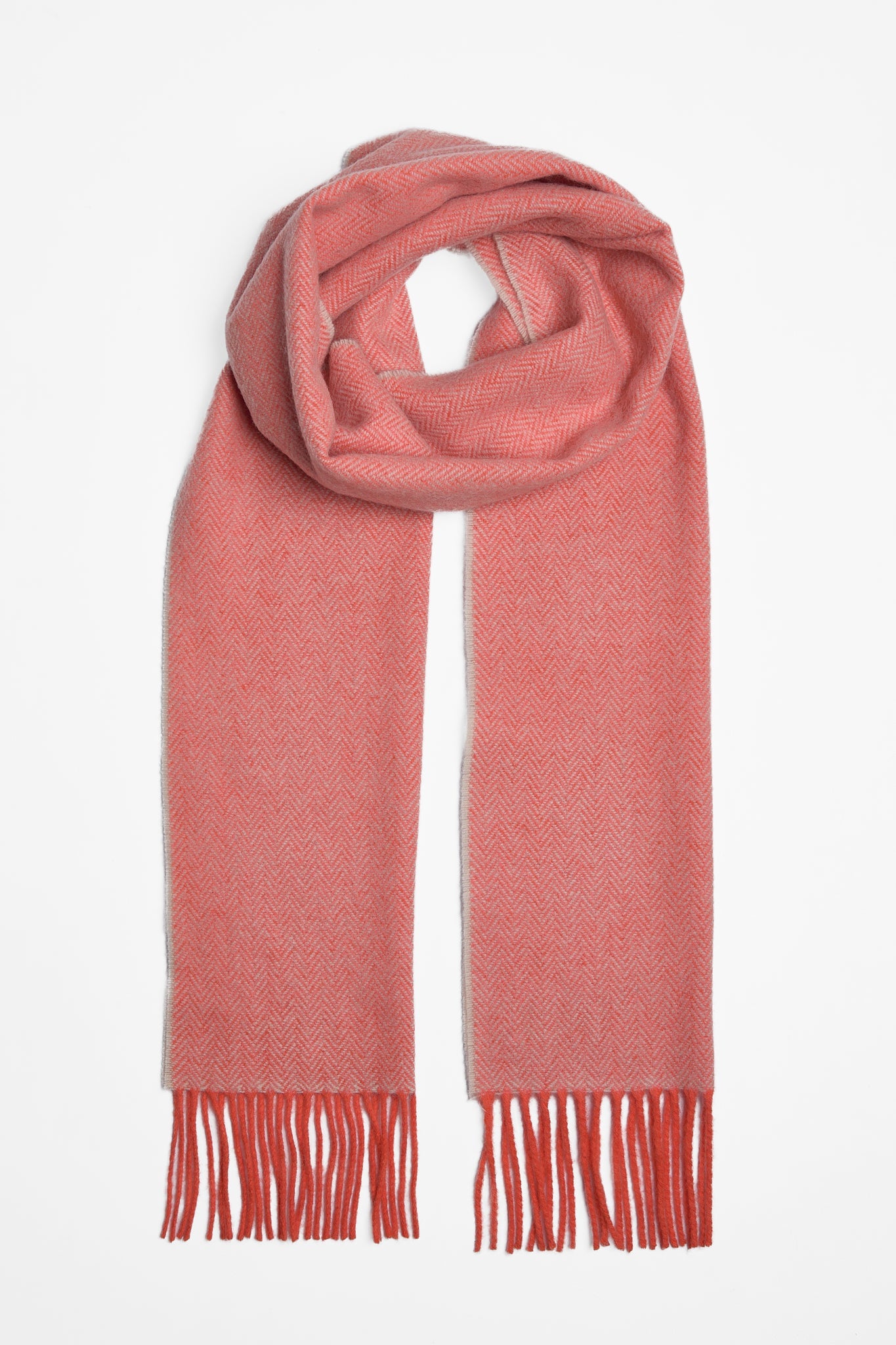 Foxford, Paprika/Champagne Scarf