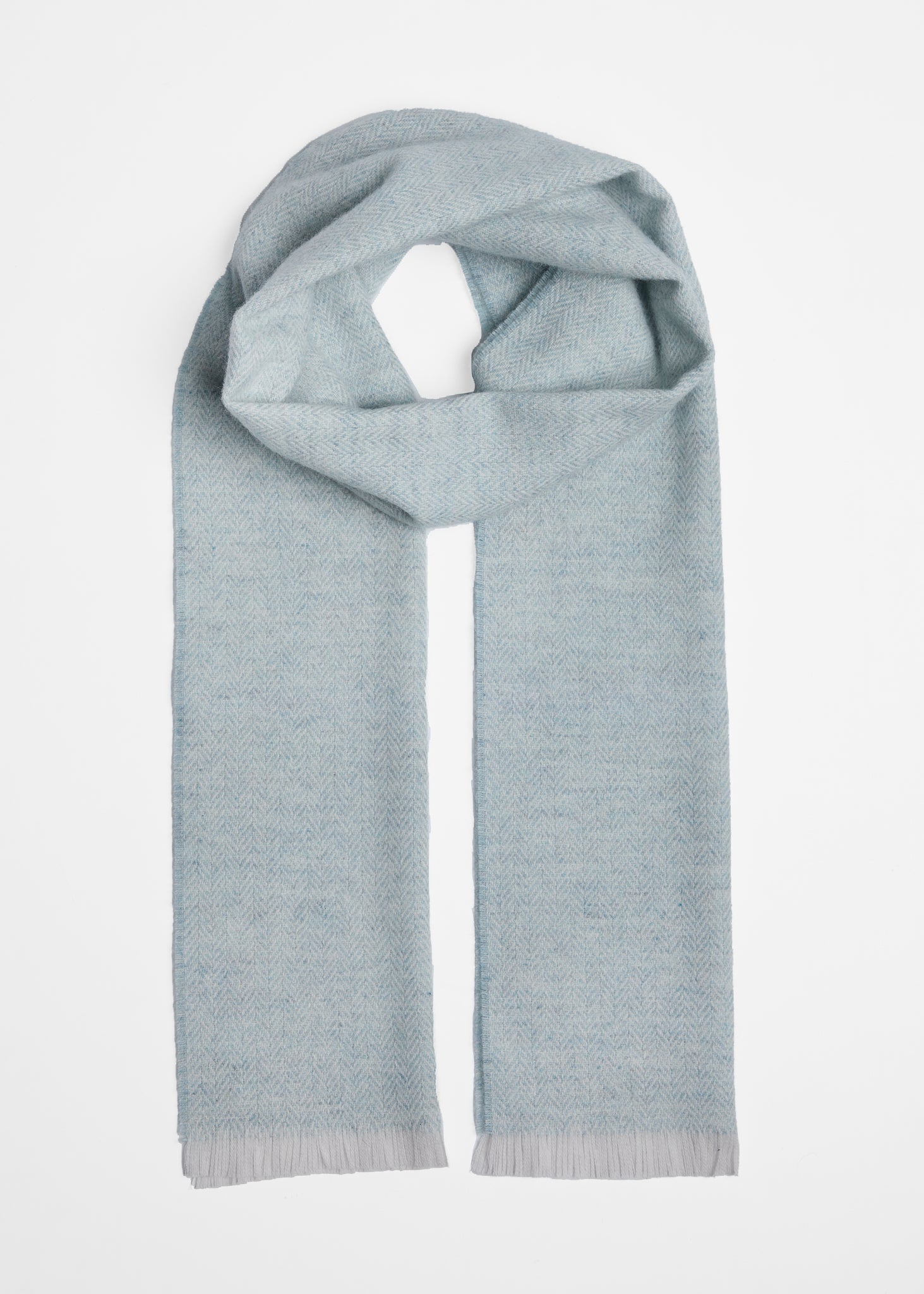 Foxford, Silver and Opal Lambswool Scarf