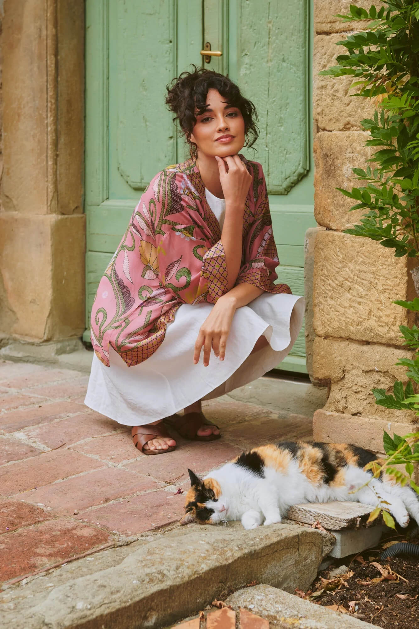 One Hundred Stars, Giant Kantha Dusk Kimono