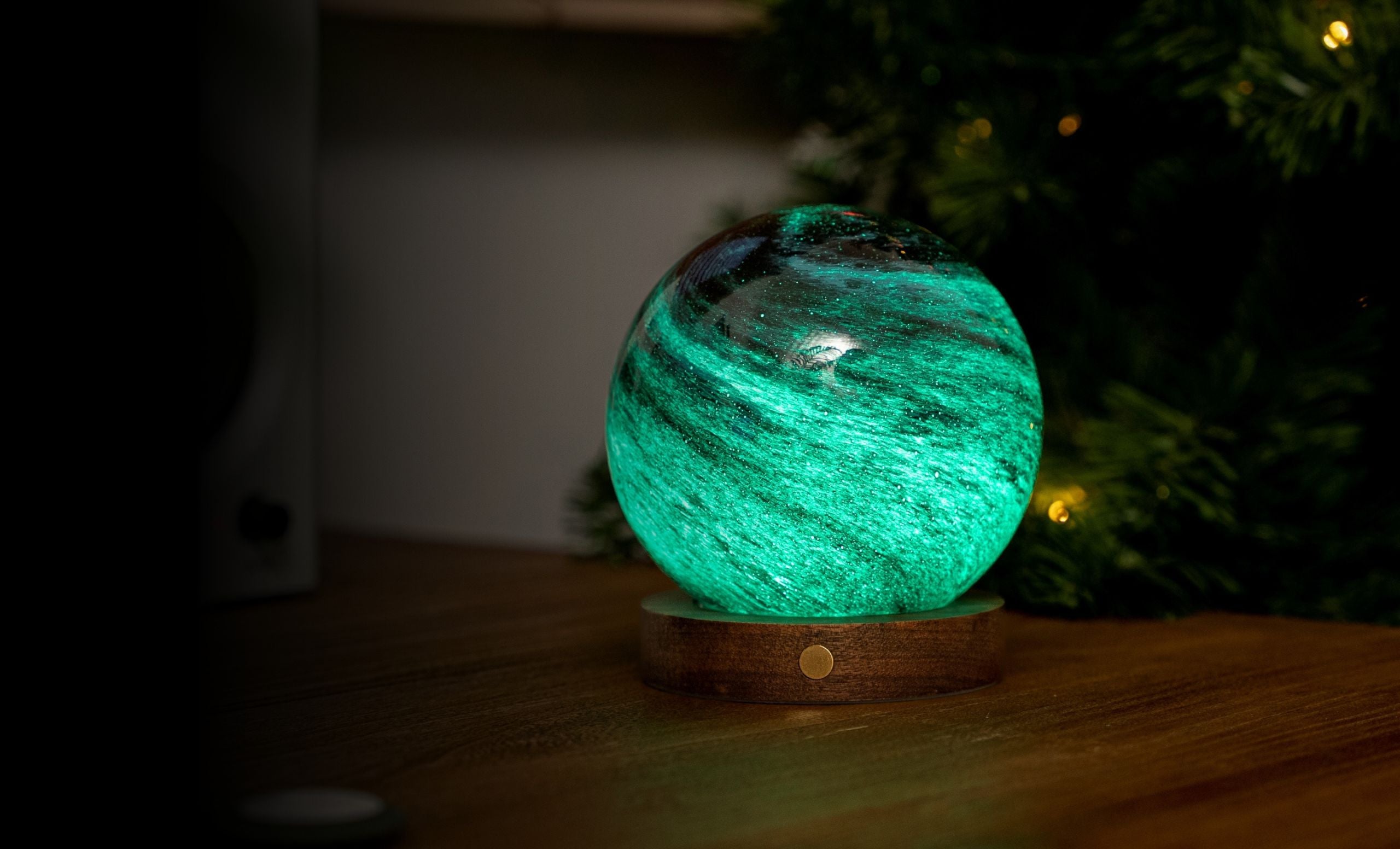 Gingko, AstraGlass Light Large Steller Ocean