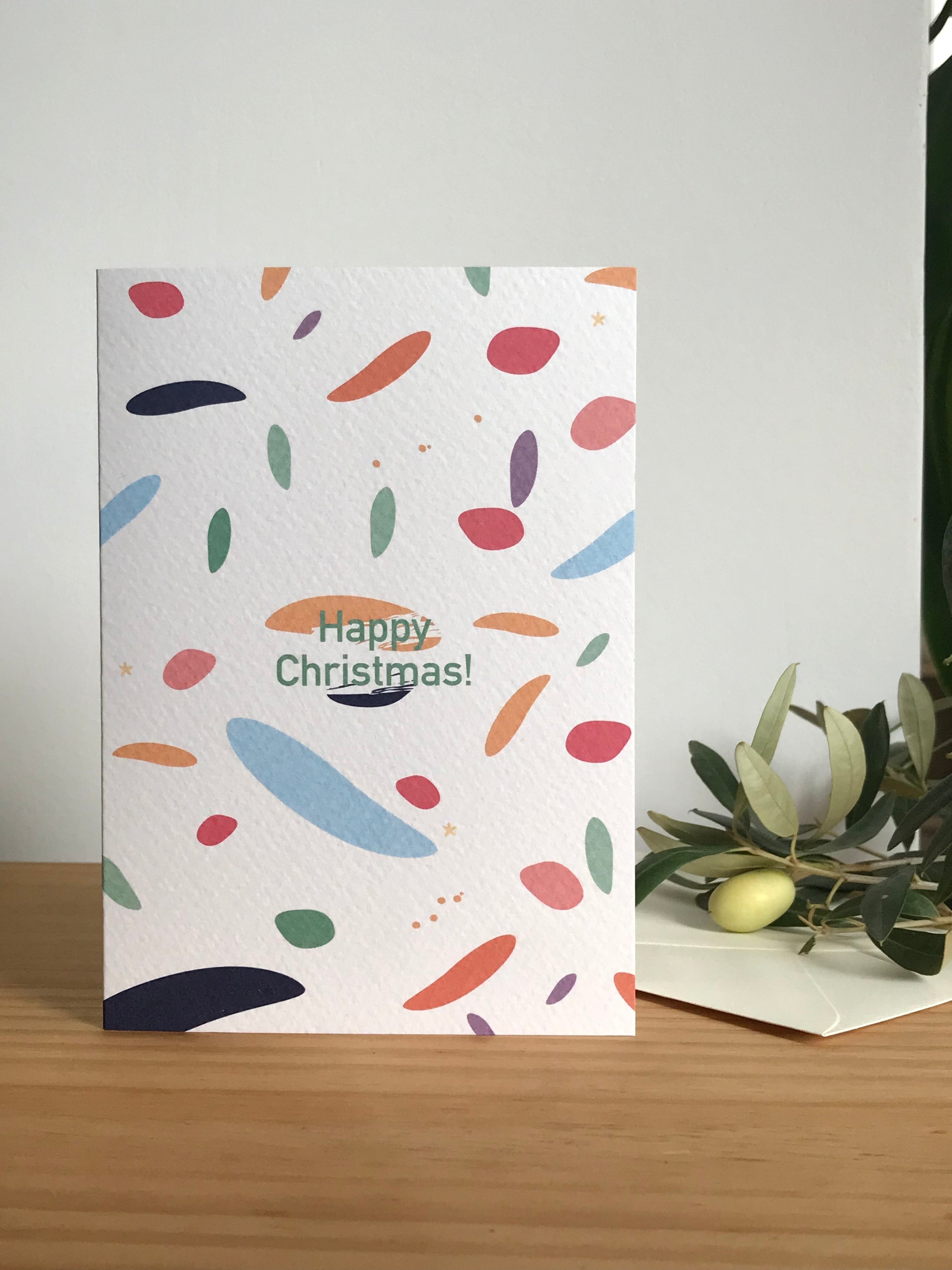 Happy Christmas Greeting Card Quinlans Gift Shop