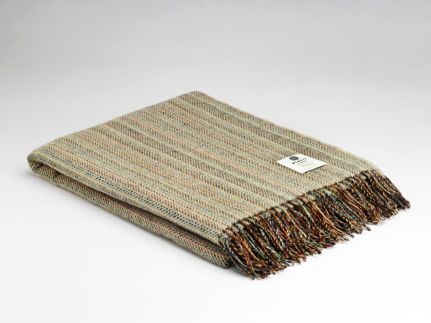 McNutt of Donegal, Heritage Lichen Tweed Throw McNutt of Donegal